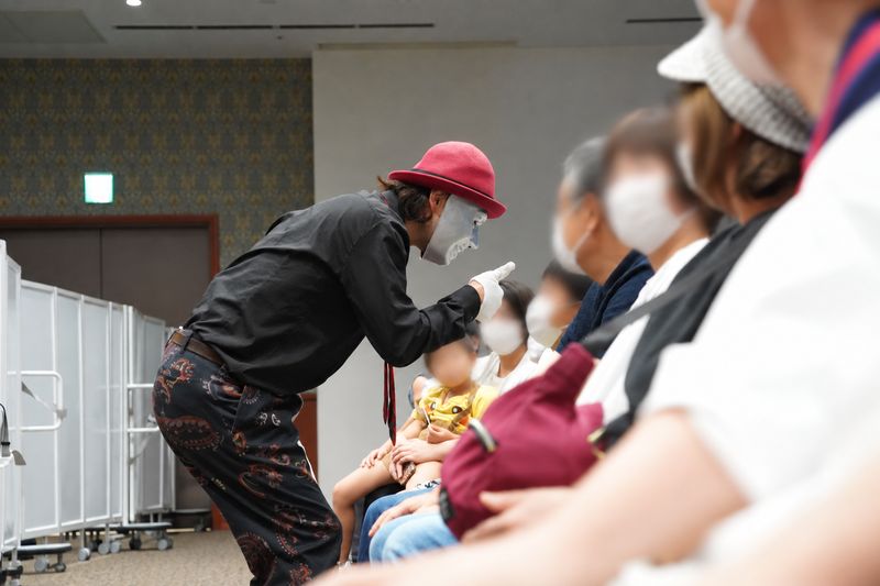 患者さんとの交流の様子